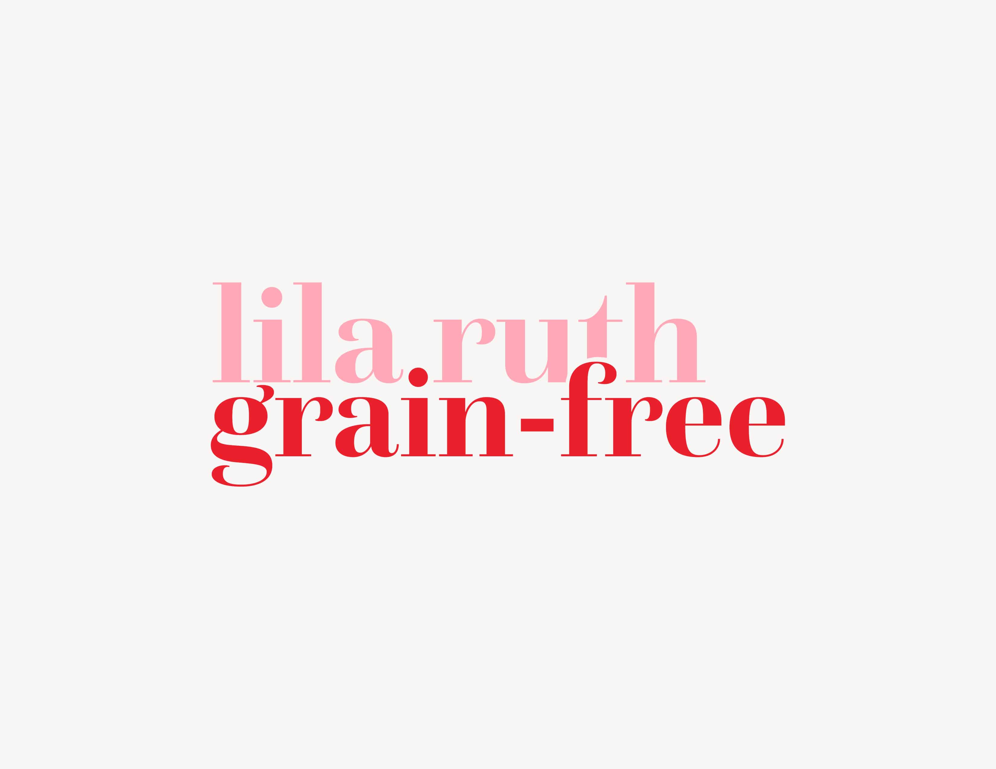 Lila Ruth Grain Free Logo Design