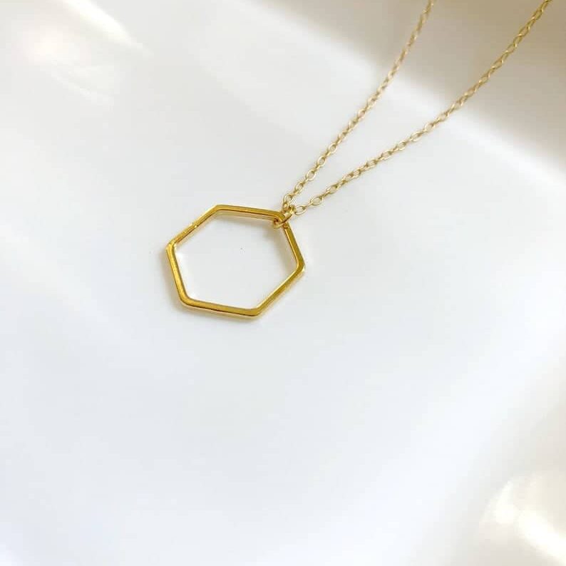 Hexagon Necklace Enneagram