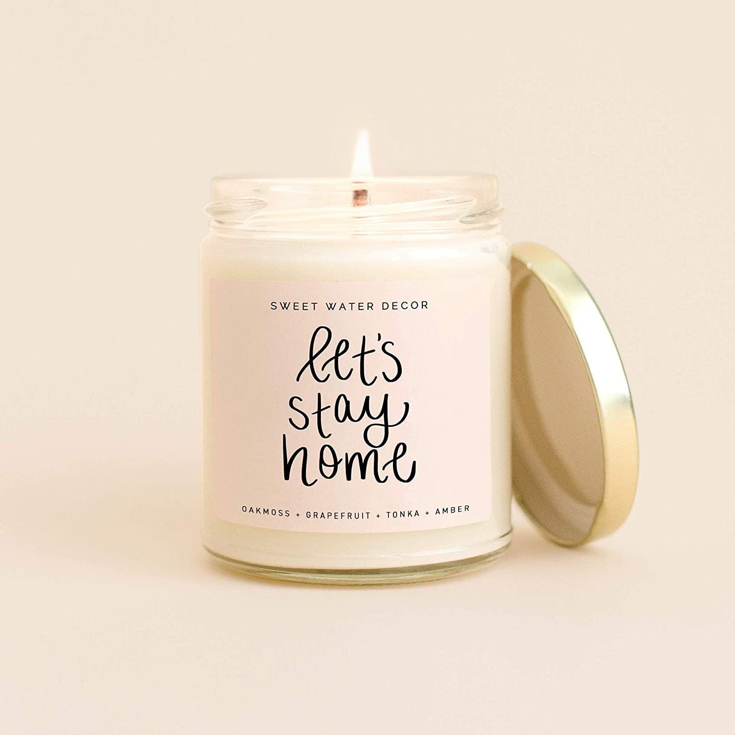 lets stay home candle
